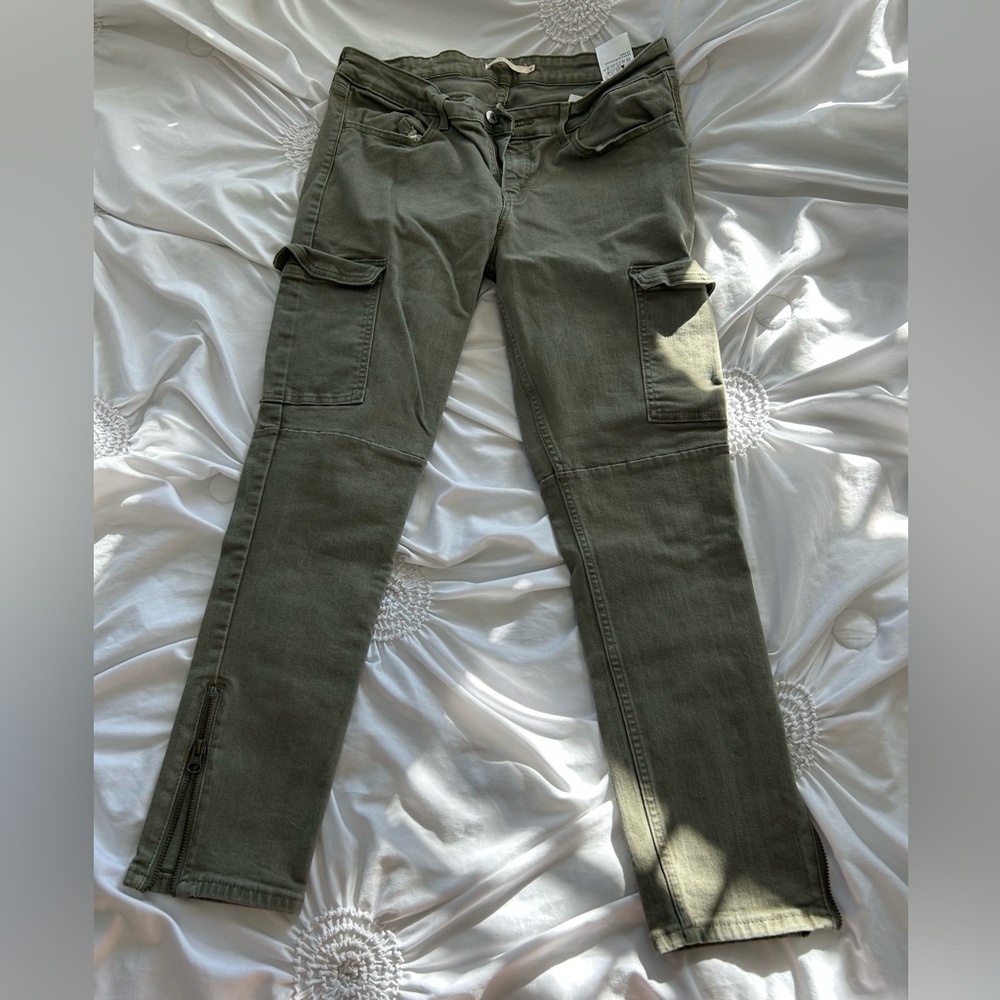 Green Levi Jeans
